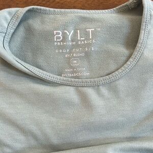 BYLT Premium Basics Drop Cut Size Medium Moss Color